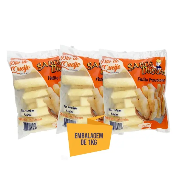 Palito de Pão de Queijo com provolone 1kg