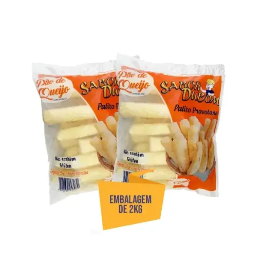 Palito de pão de queijo com provolone 2kg